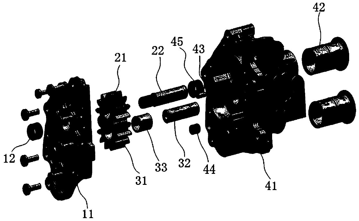 Integrated oil pumping device