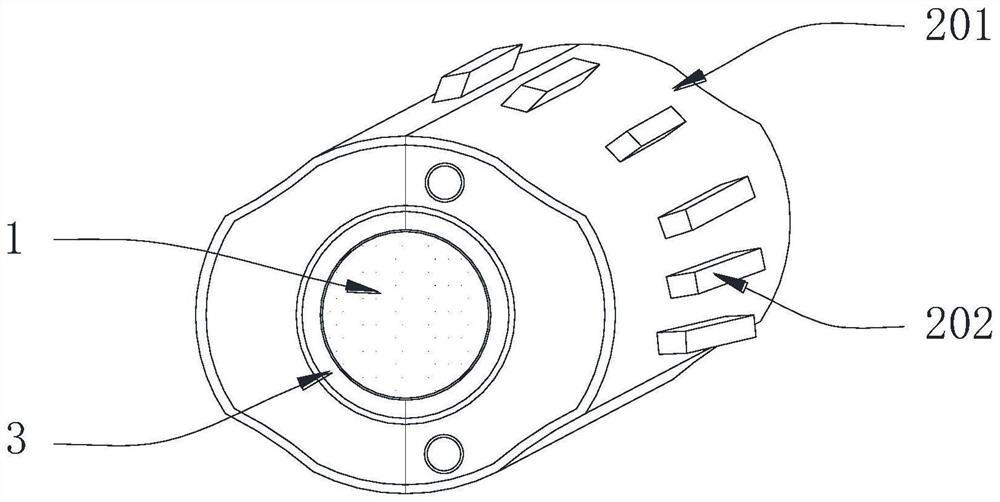 Vortex-induced vibration preventing deep-sea vertical pipe for deep-sea resource development