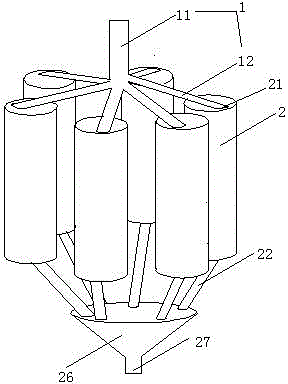 Energy-saving and environment-friendly oil-stone separation device for road old asphalt mixture