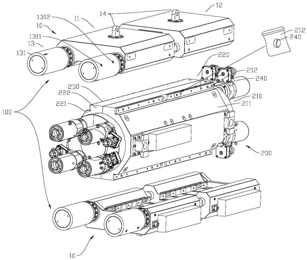 Leakage plugging pipe clip device and locking device for leak plugging pipe clip