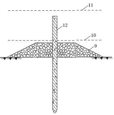 Unidirectional flow project for seawater in high-level downflow weirs