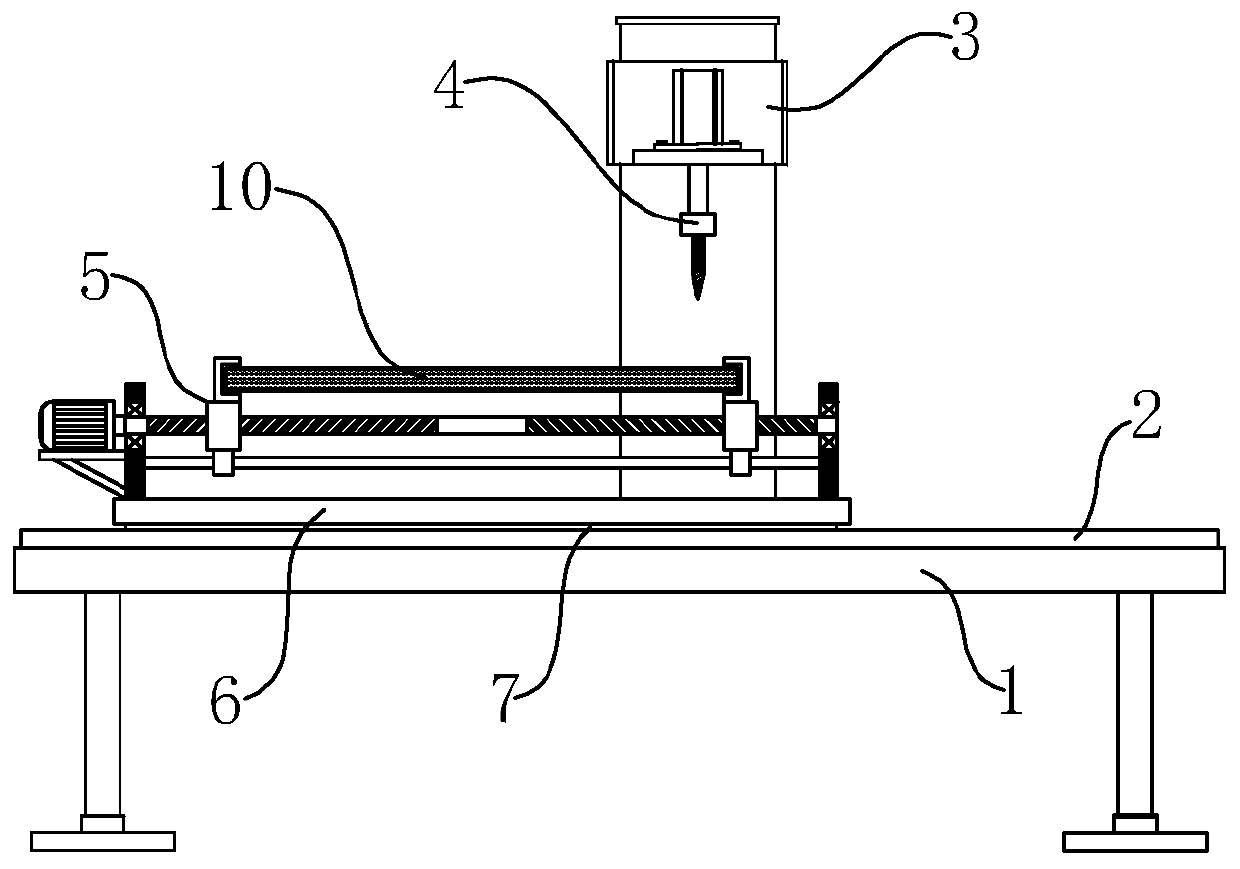 Environment-friendly metal composite plate production device