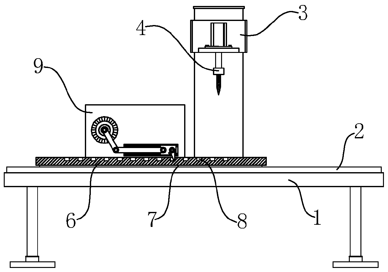 Environment-friendly metal composite plate production device