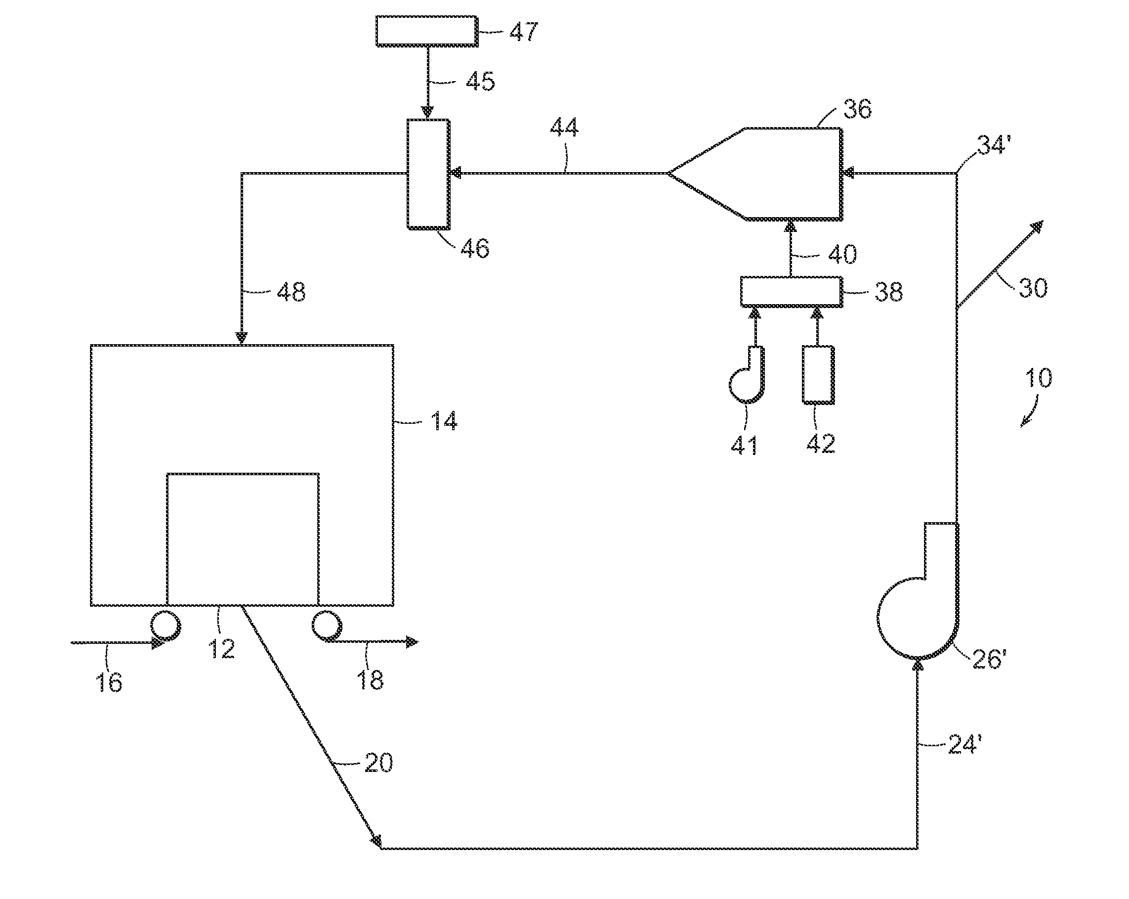 System and method for mixing distinct air streams