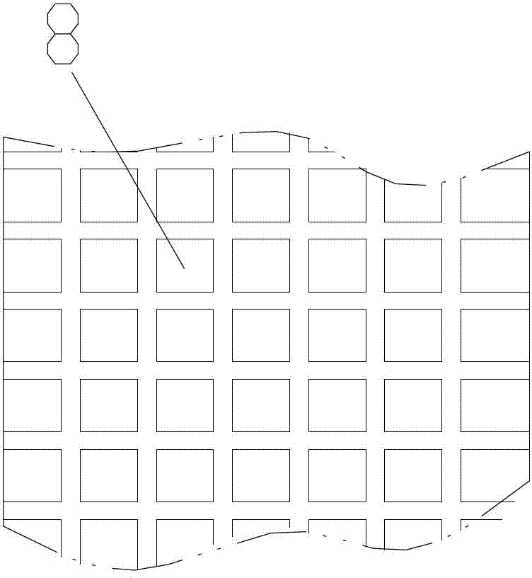 Walking support of flexible turnout beam section of straddling monorail transit track