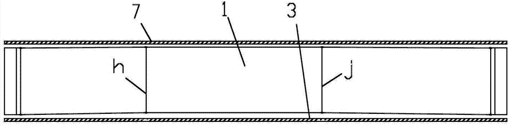 Walking support of flexible turnout beam section of straddling monorail transit track