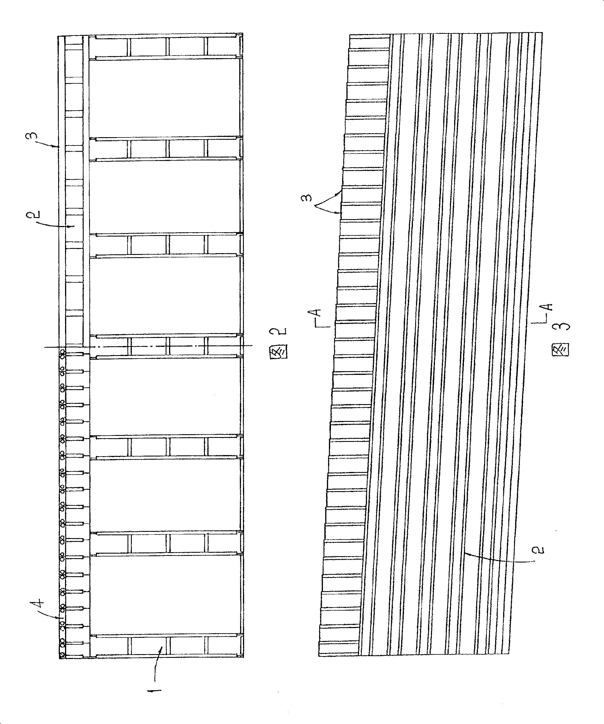 Bridge type shield construction method for box type bridge