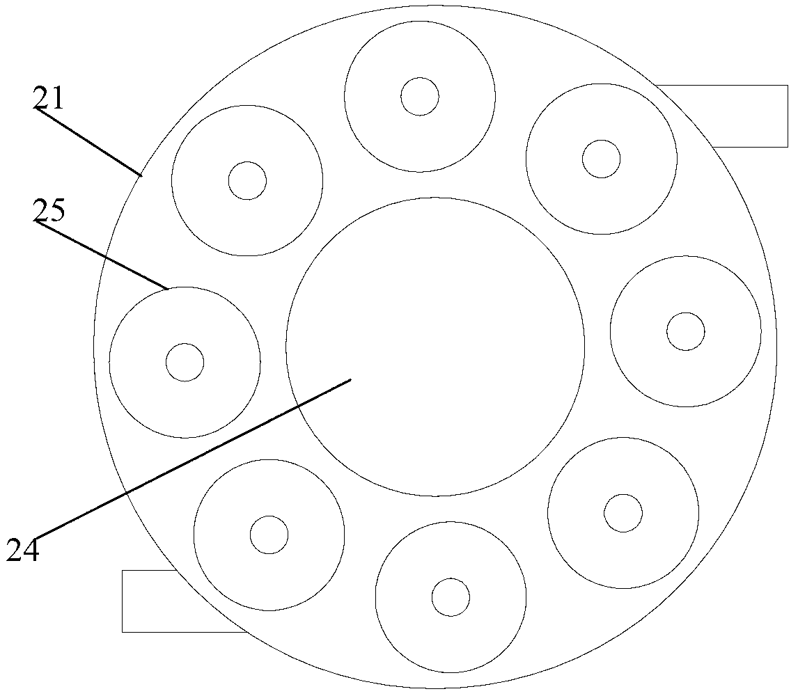 Waste gas purification system in rubber processing field