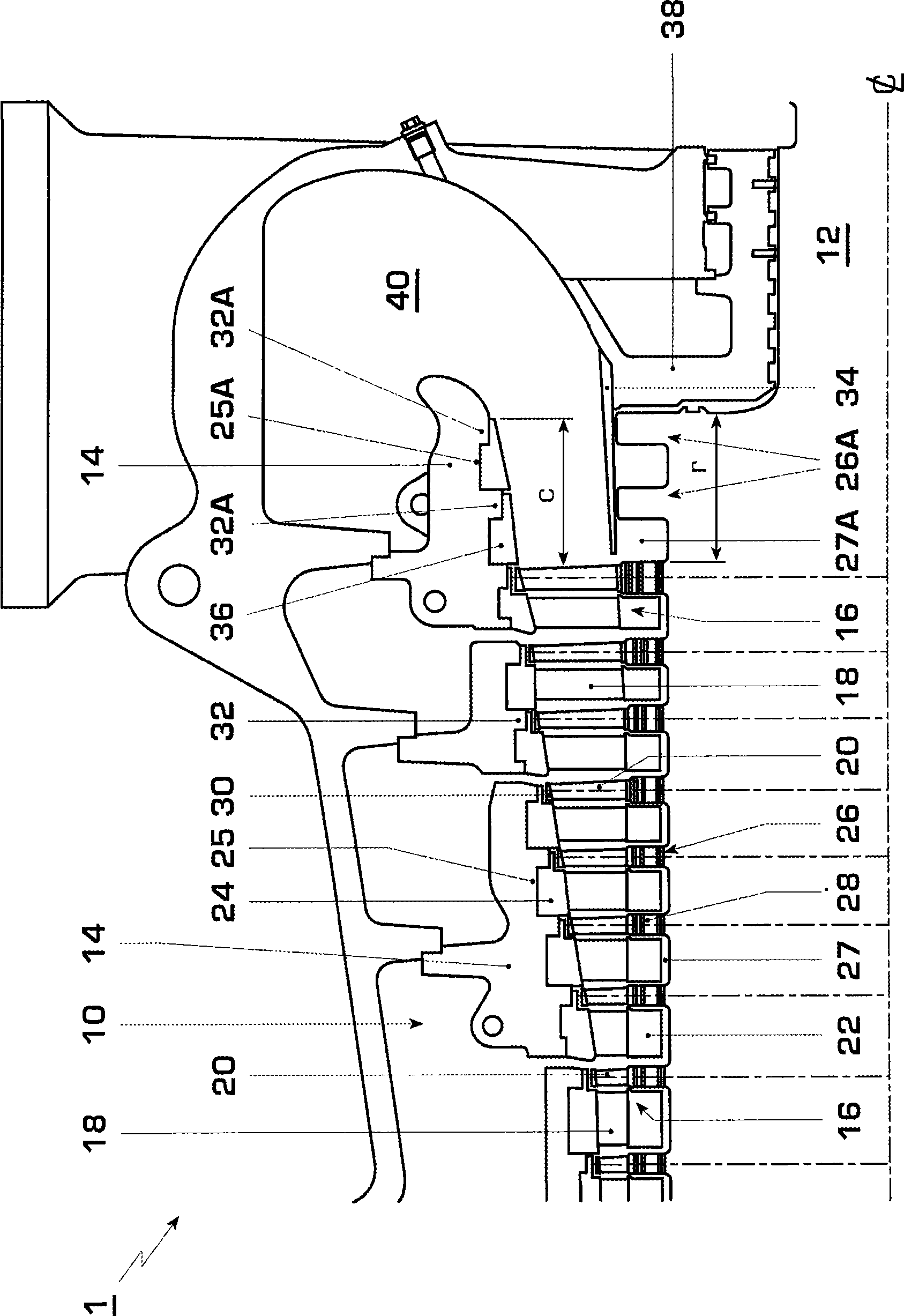 Steam turbine designed to facilitate late modification for operation with power plant incorporating carbon capture facilities