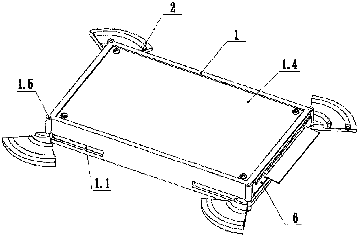 Protection device for hard disk of notebook computer