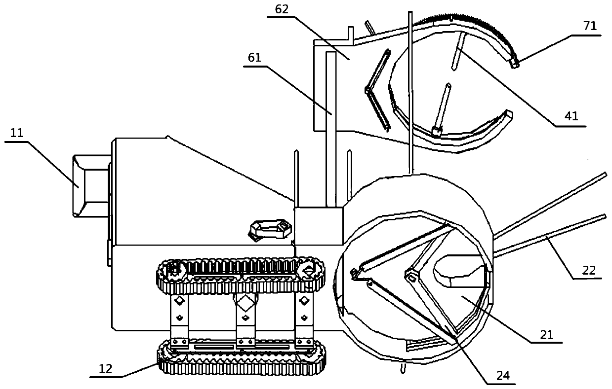 Vortex flow resonance oscillation lifting type jujube picking machine