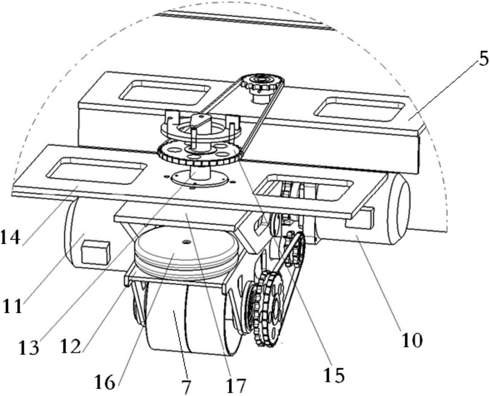 Mobile bearing platform