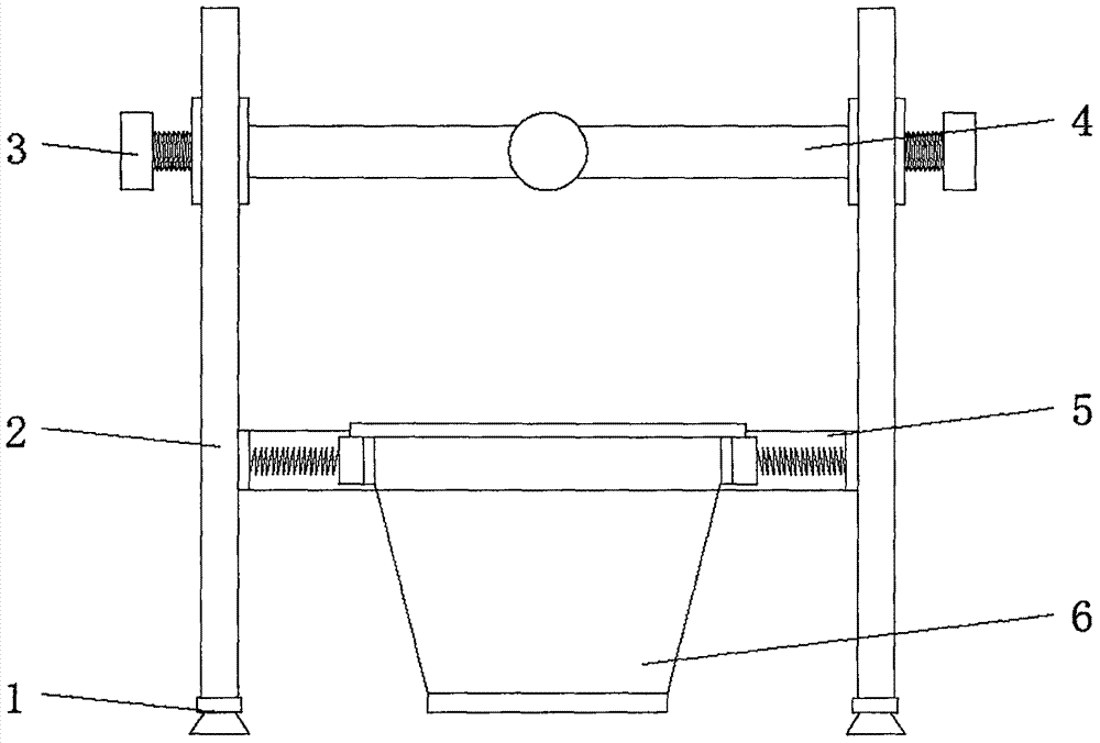 Anti-falling device for dendrobium cultivation