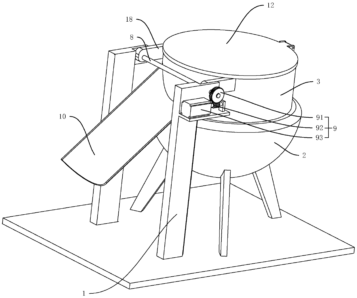 Marinating and boiling equipment for beef processing and using method thereof