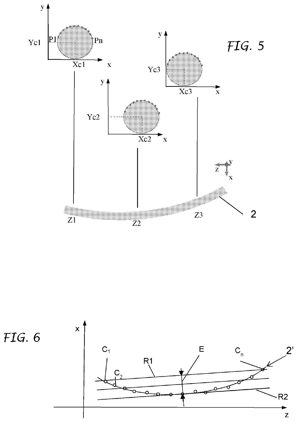 Method and apparatus for measuring the straightness error of slender bodies, with compensation of gravity deformation