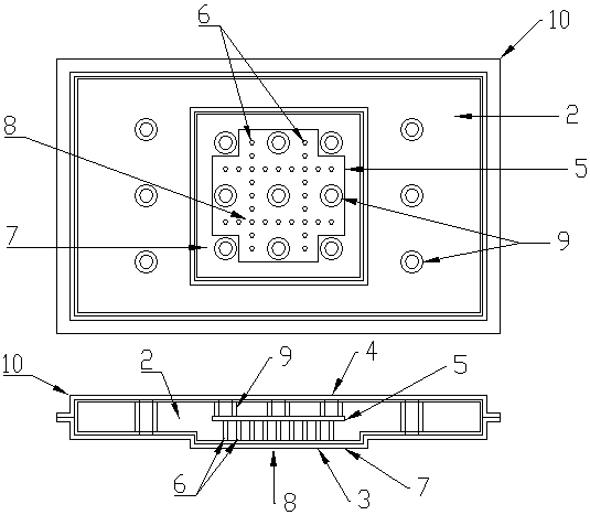 Phase change radiator with liquid storage structure