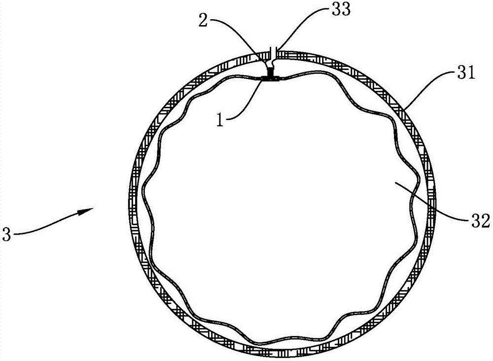 Sealing air nozzle and air bag adopting same