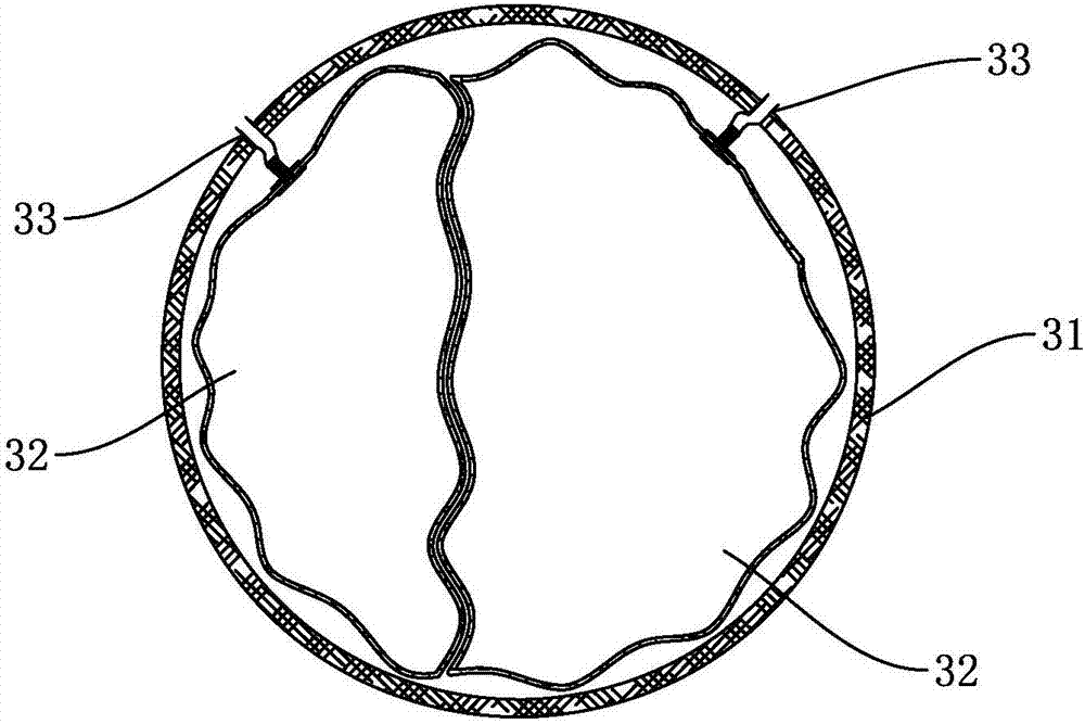 Sealing air nozzle and air bag adopting same