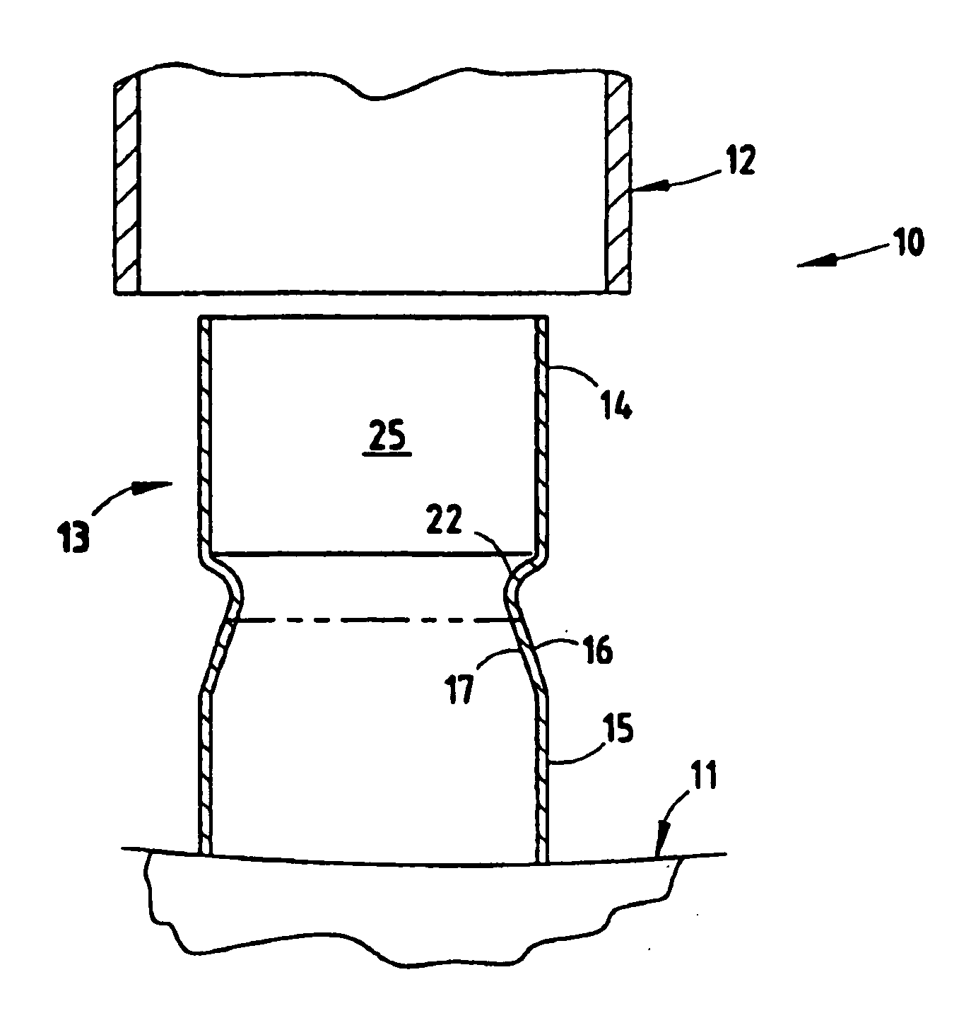 Plastic energy management beam