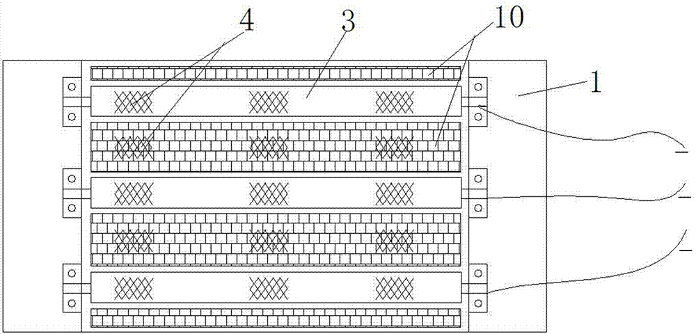 Online electret receiving device of non-woven fabric