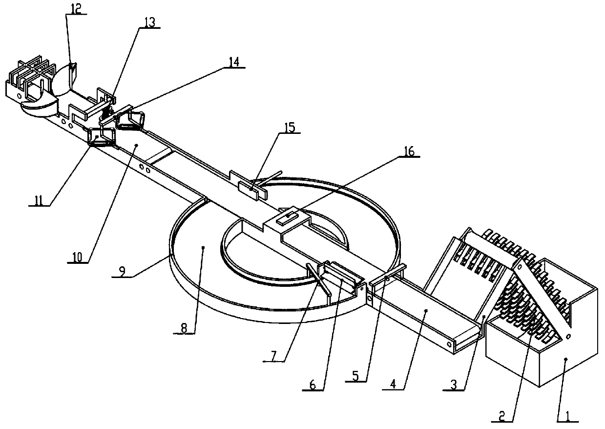 Device for orientating fish bodies based on capacitance and audio detection technology