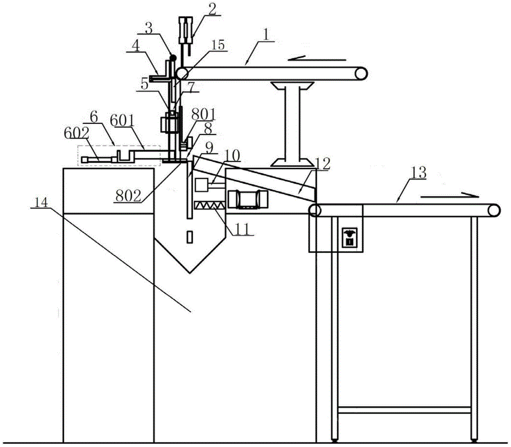 Bearing pad double-sided chamfering machine with automatic loading and unloading function and its application method