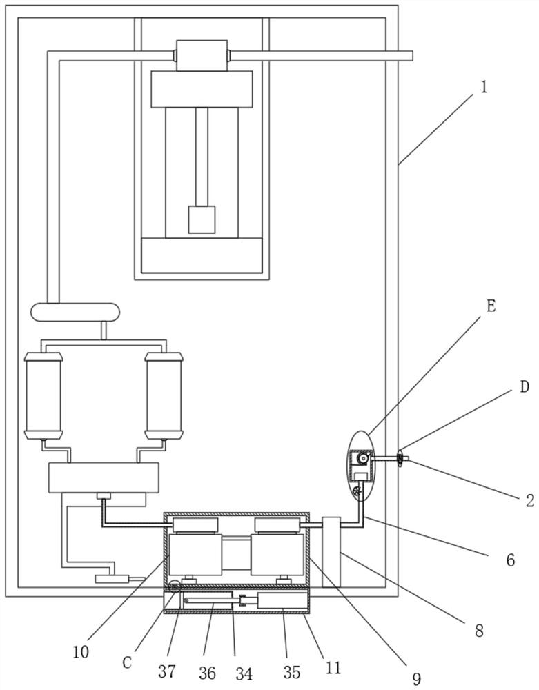 Rapid cooling system of portable oxygen concentrator