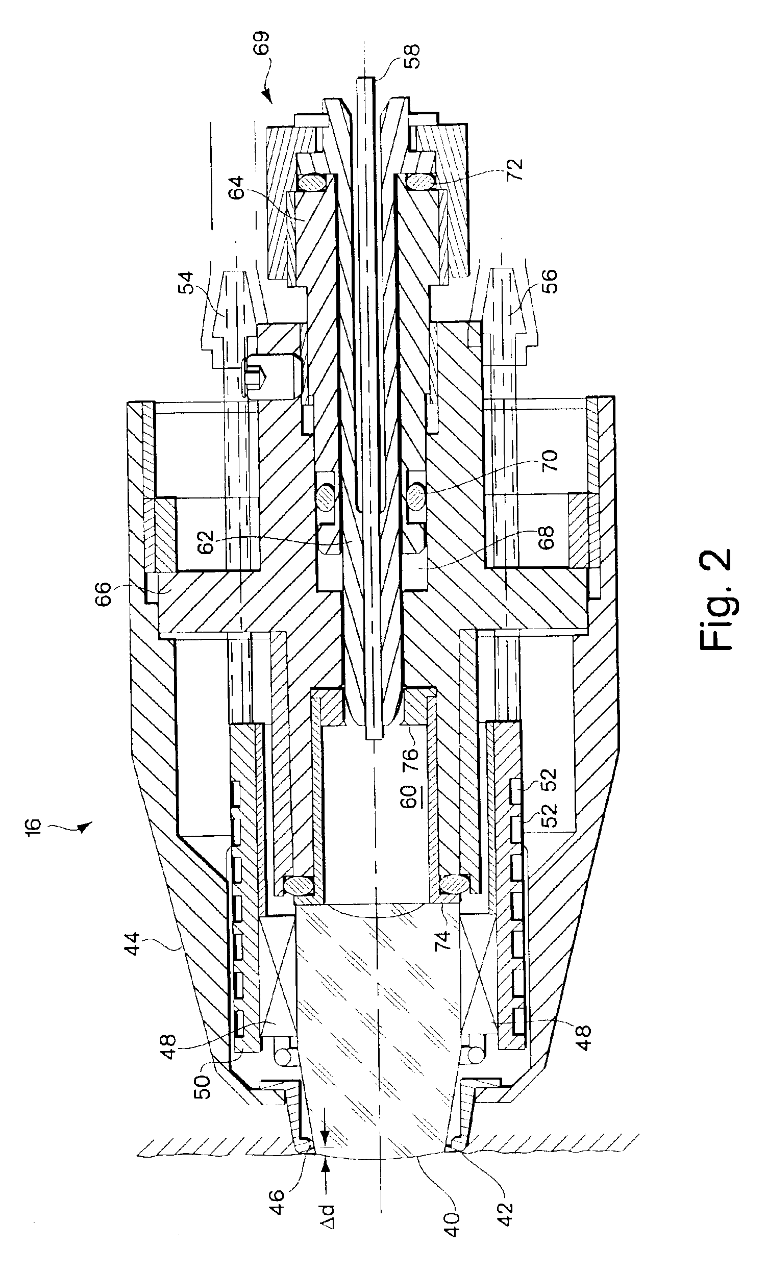 System for electromagnetic radiation dermatology and head for use therewith