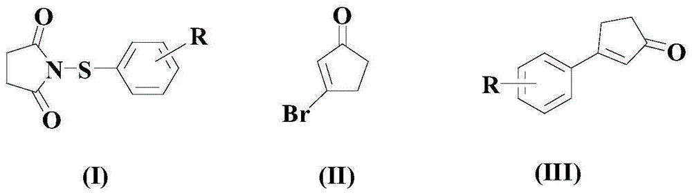 Method for synthesizing aryl substituted cyclo-ketene compound