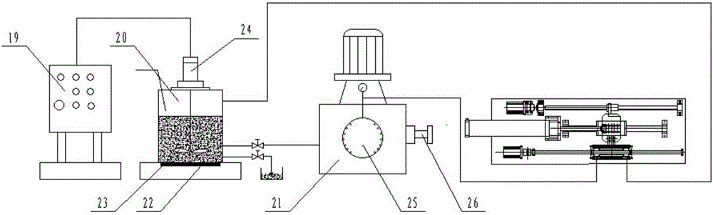 Air-floating shaft rotating soft abrasive flow polishing device