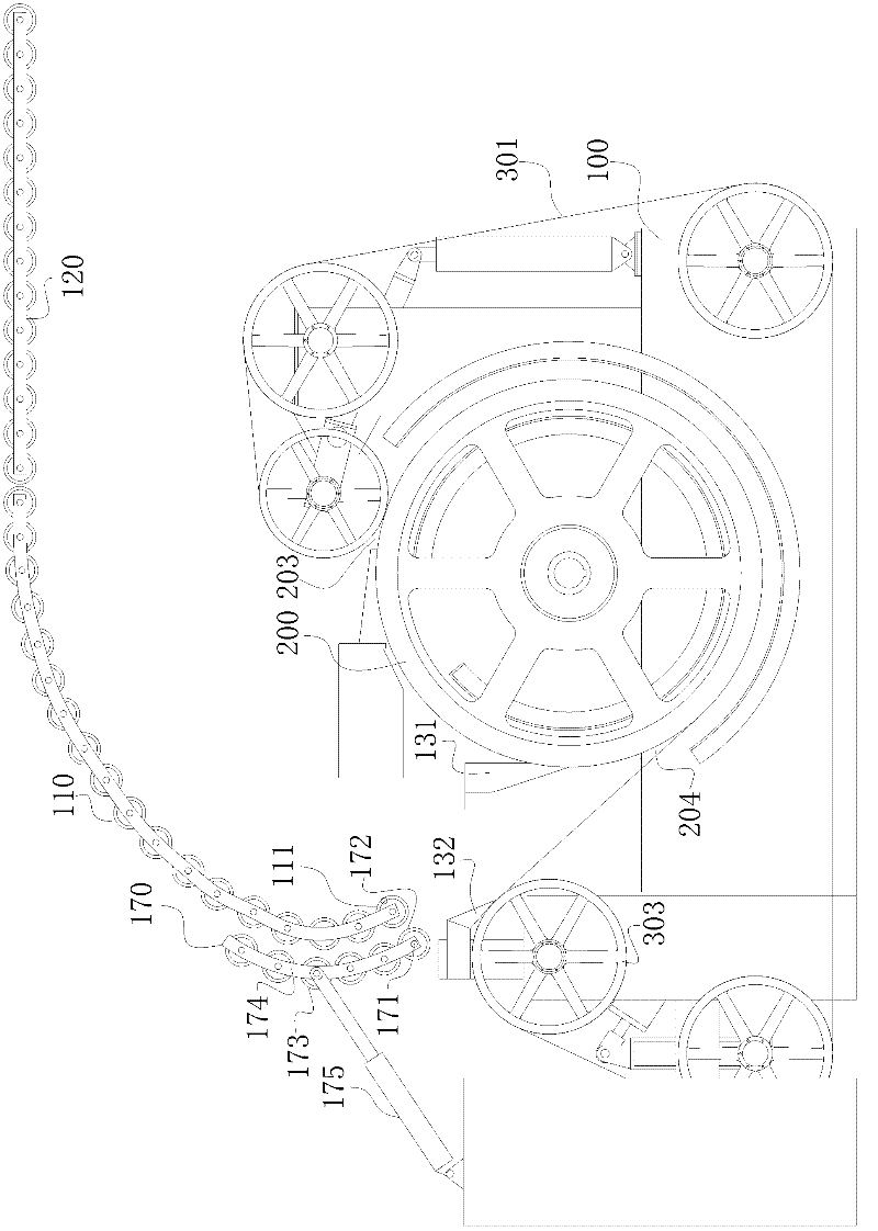 Steel belt wheel type continuous casting machine with casting blank conveying mechanism for continuous casting lead belt