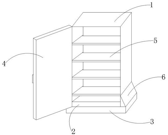 Stable switch cabinet with shockproof function