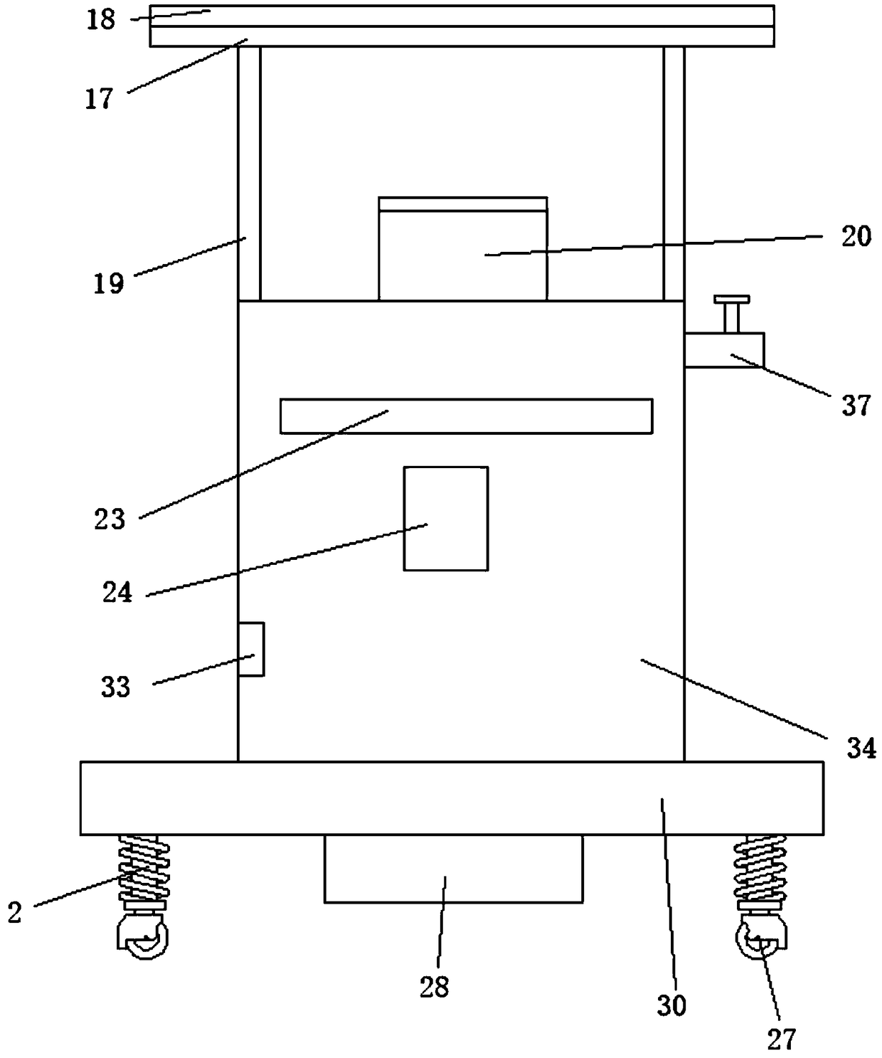 Automated pesticide spraying device for killing pests and weeding in agriculture