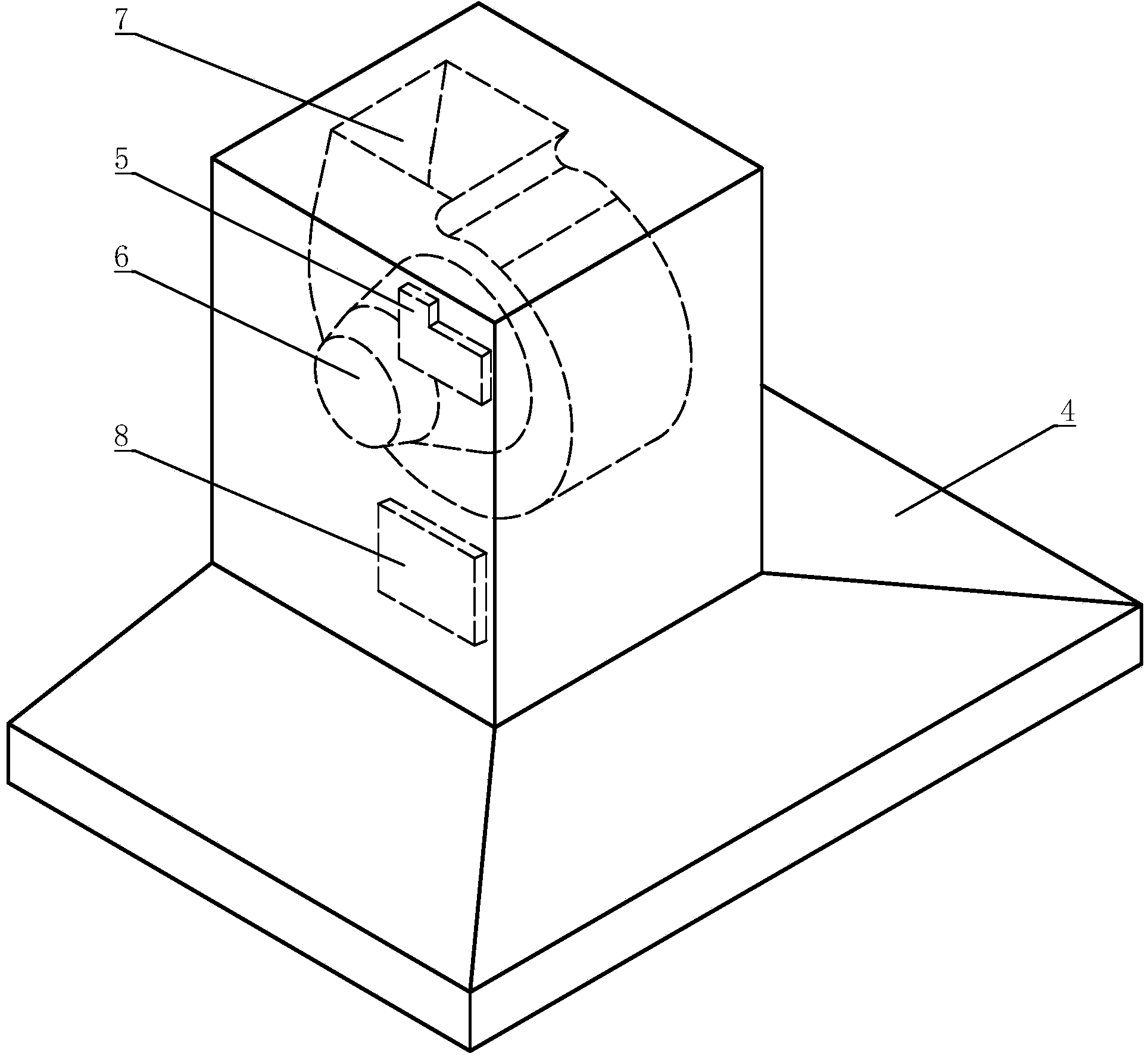 Full-automatic continuous adjustable extractor hood adopting capacitance-type sensor