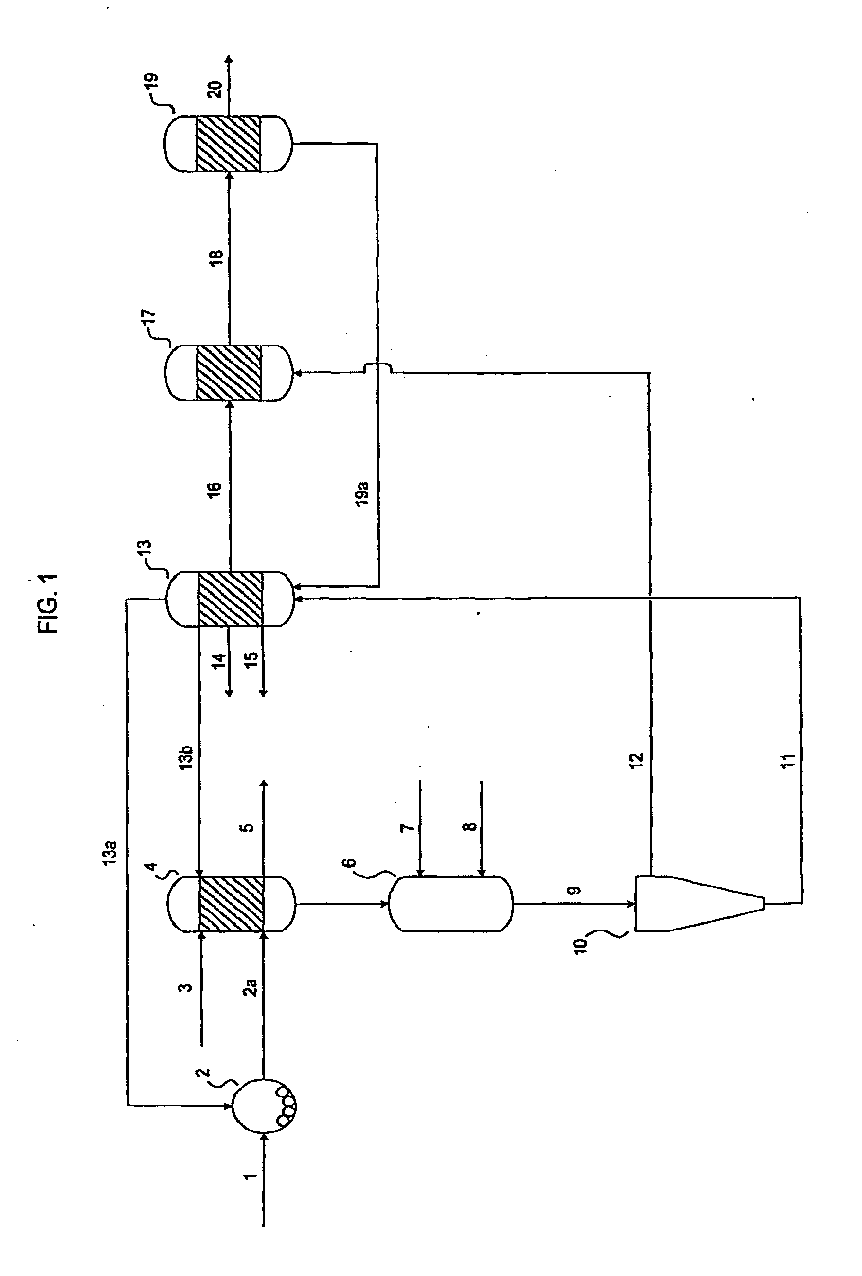 Process for the purification of crude gas from solids gasification