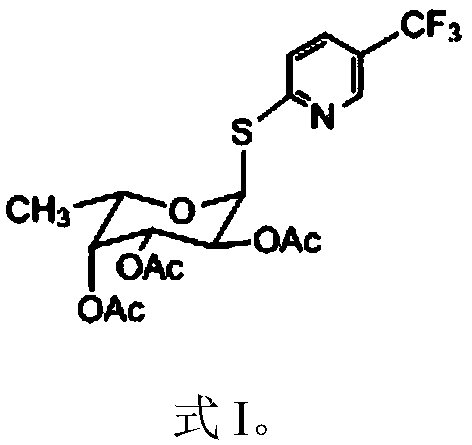 2,3,4-Triacetyl-1-(5-trifluoromethyl-2-pyridyl)mercapto-α-l-fucopyranoside