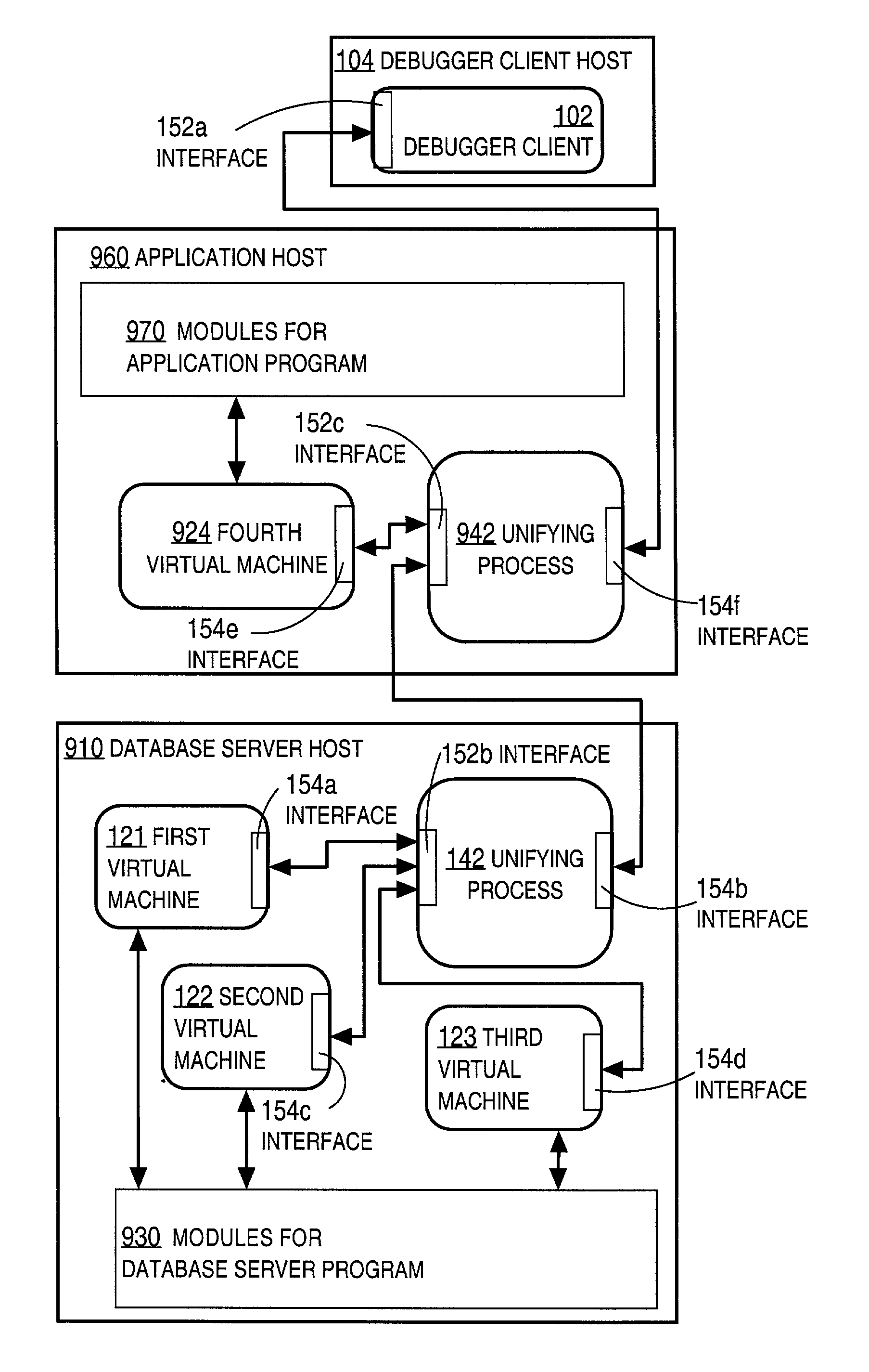 Techniques for debugging computer programs involving multiple computing machines