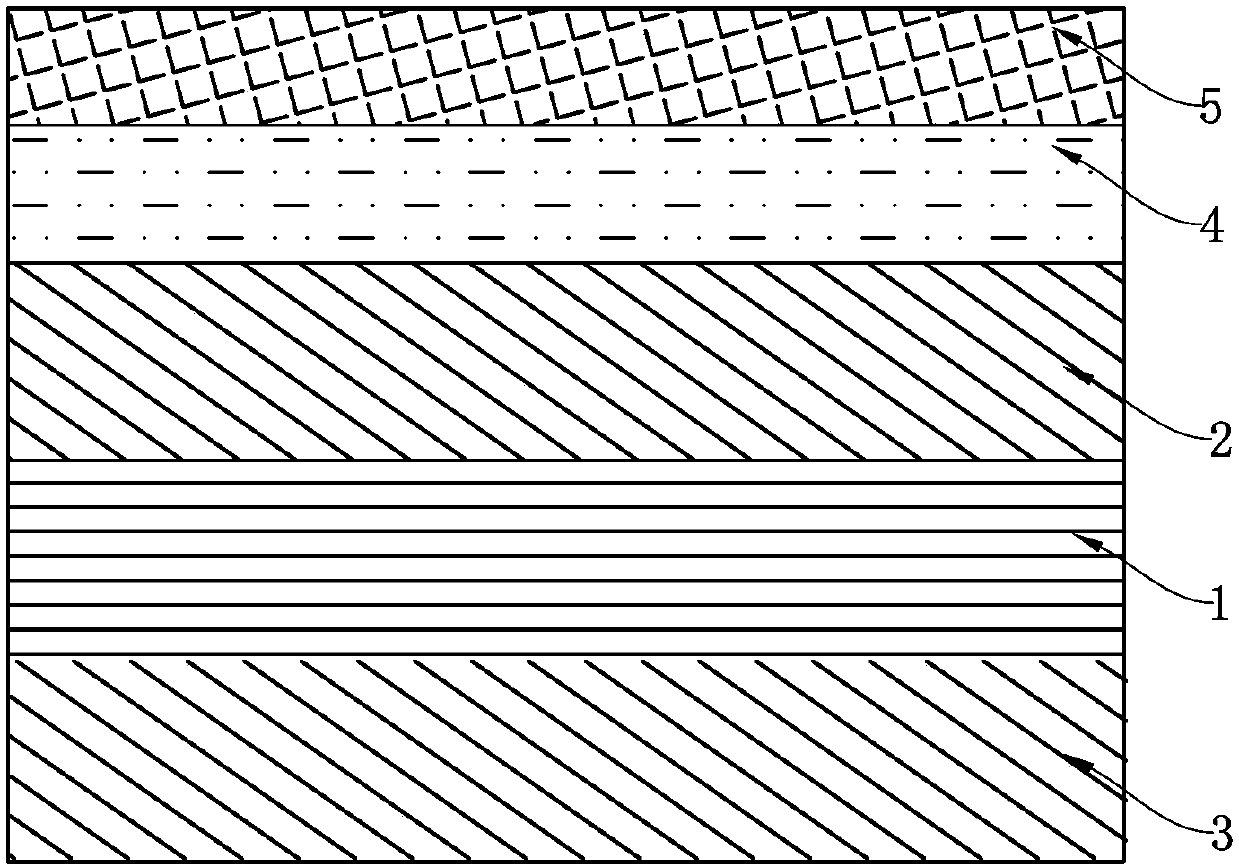 Foaming coating inner lighting advertising cloth and preparation technology thereof