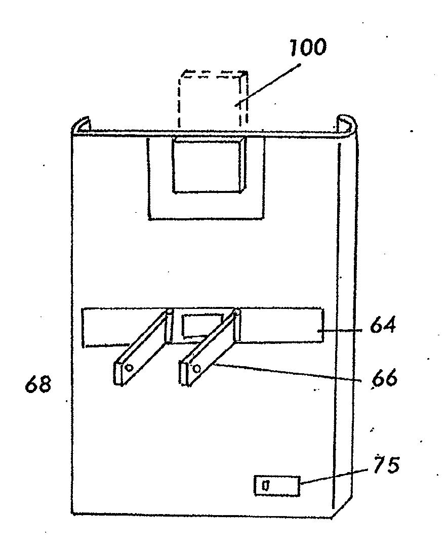 Detachably integrated battery charger for mobile cell phones and like devices