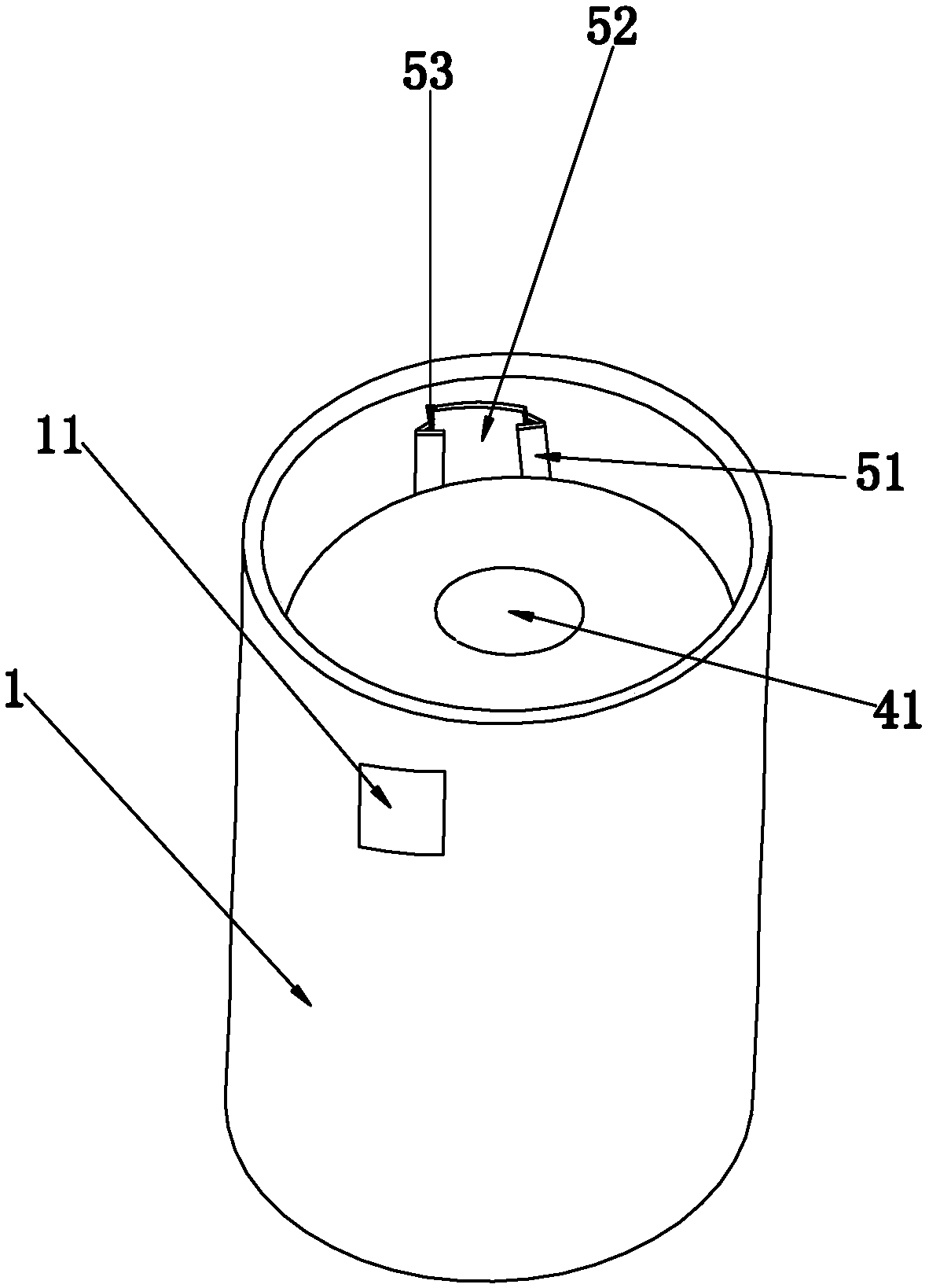 Tea baking machine and hot air exhaust method thereof