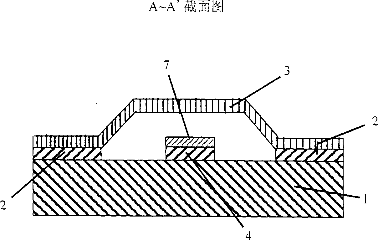 Production method of millimetric wave voltage-controlled phase shifter for microelectronic machine