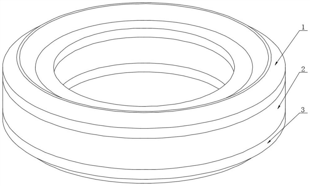 Leakproof rubber ring for gas pipeline