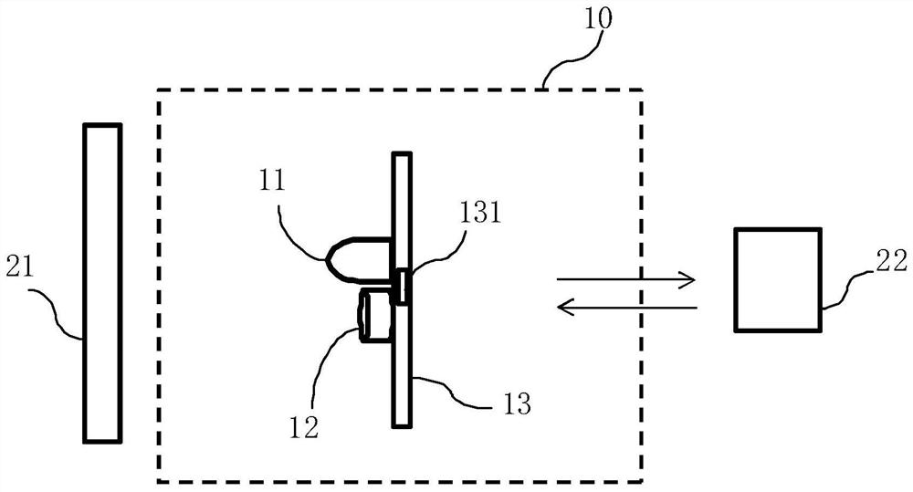 Dust detection device and equipment