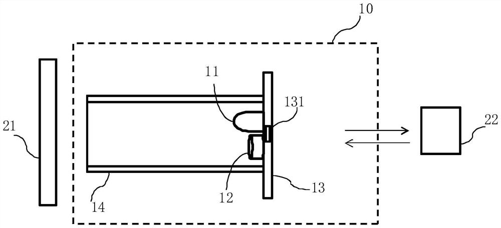 Dust detection device and equipment