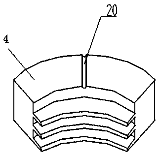 Oil mist sealing structure of a hydroelectric generator