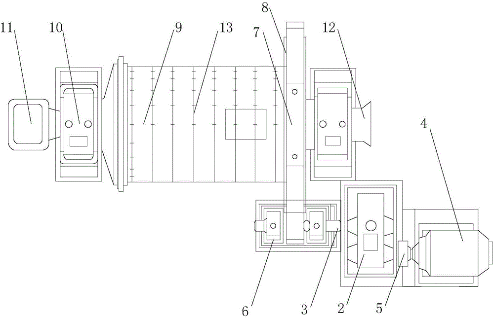 Grate-type ball mill and grid plate for ball mill