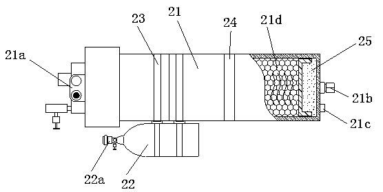 Temperature-sensing and self-starting water spray fire extinguishing device for engine compartment