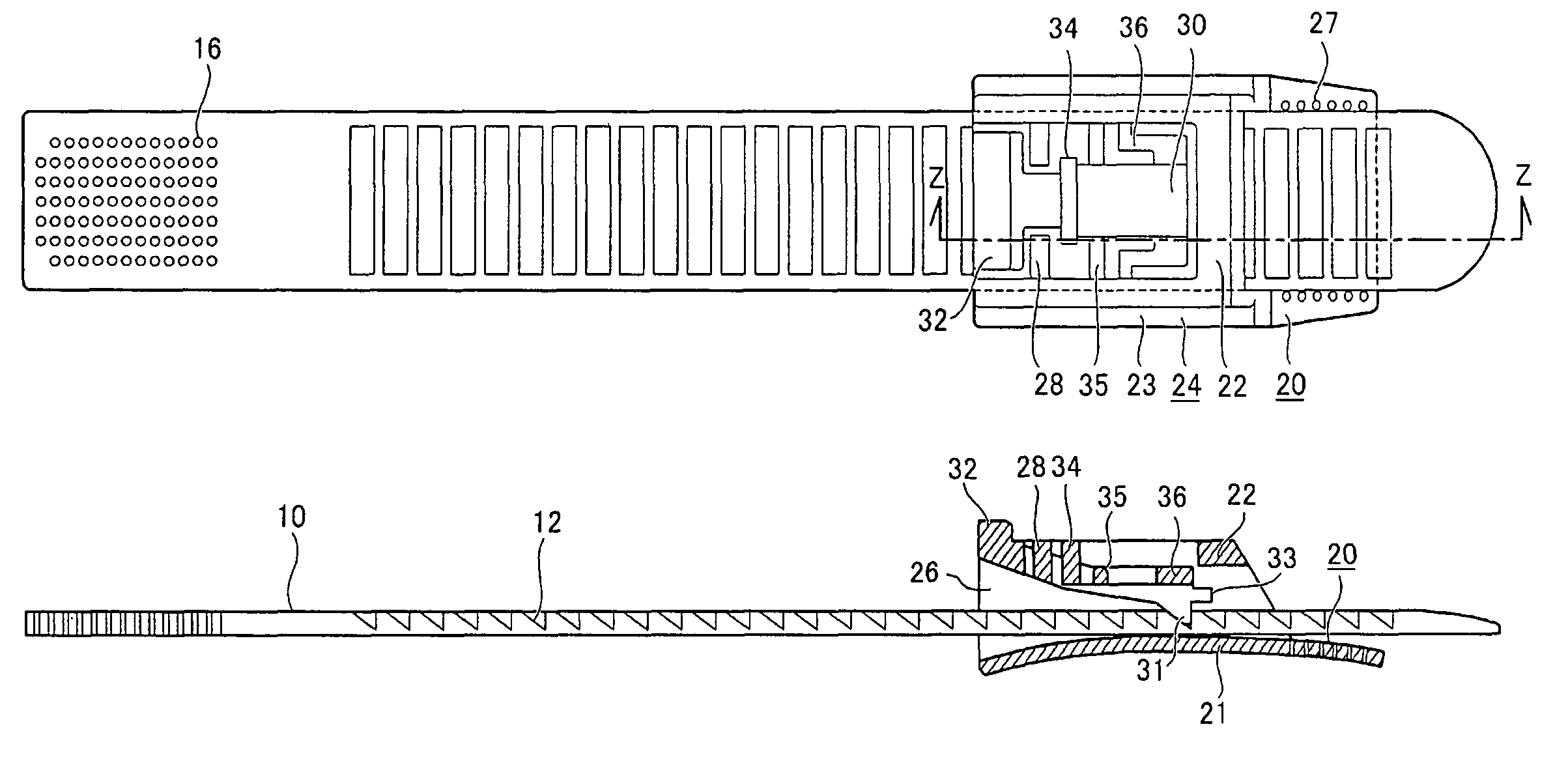 Bottom periphery length adjustment mechanism