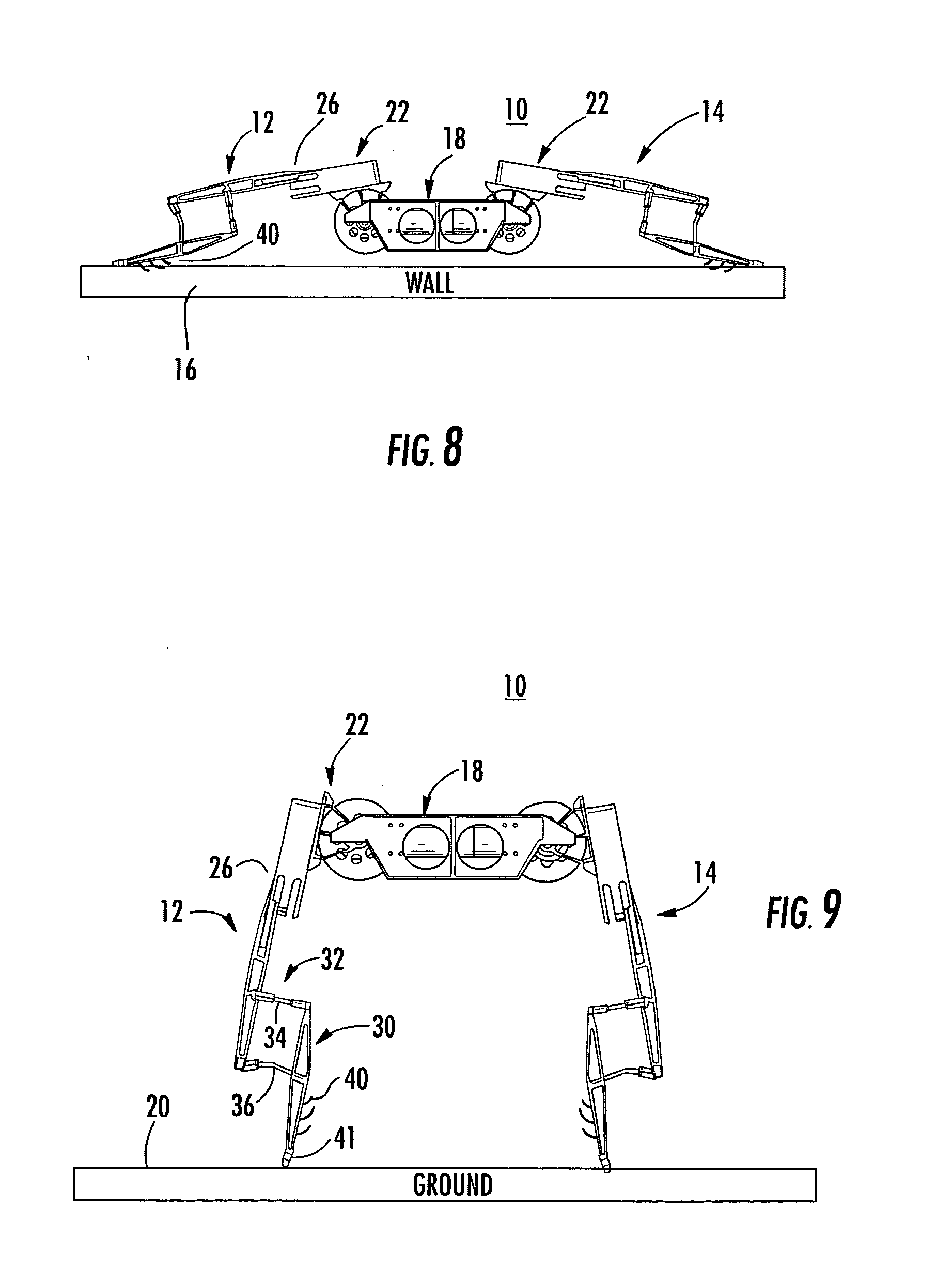 Robot and robot leg mechanism