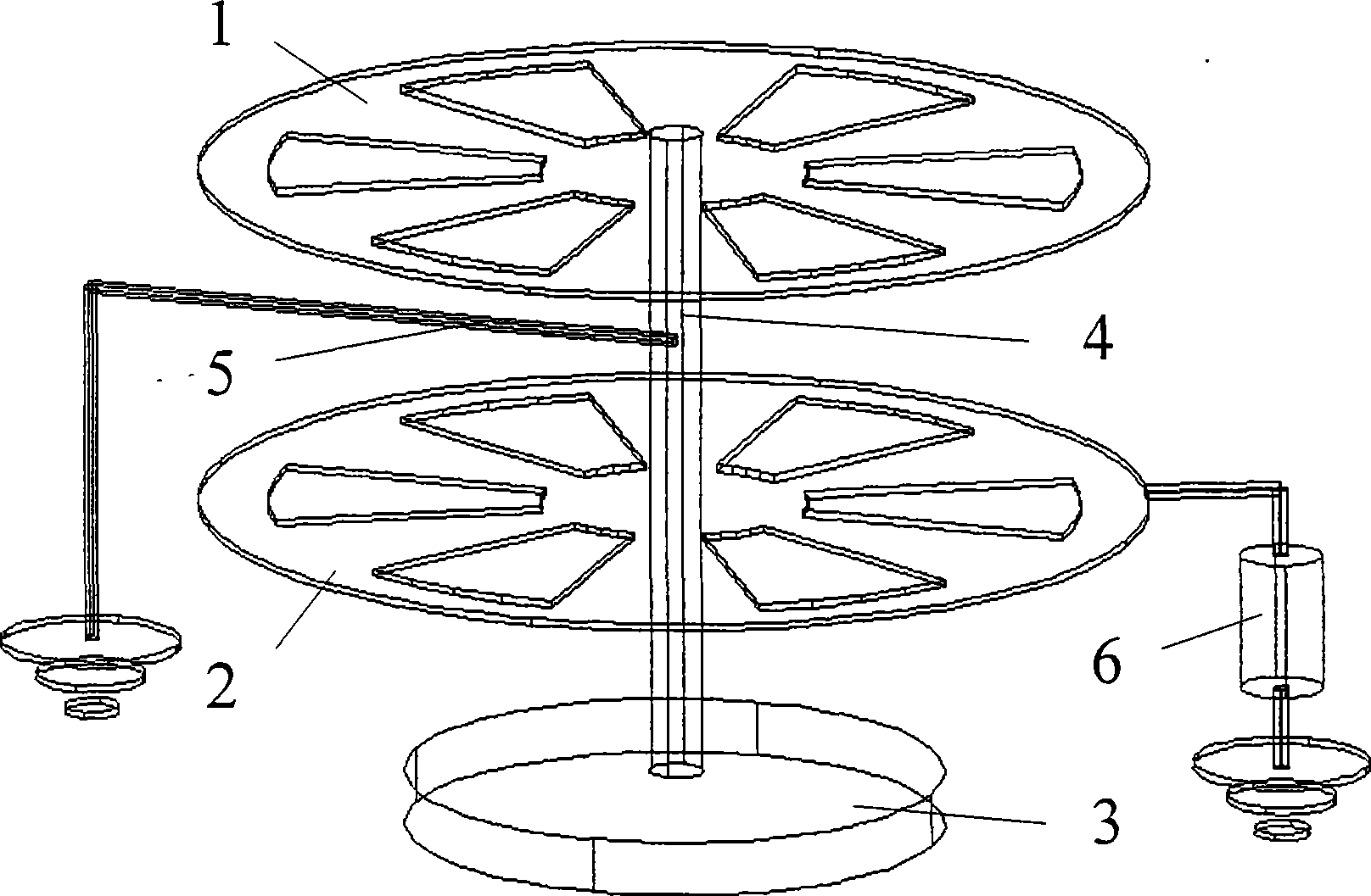 Ground electric field measurement system for AC/DC parallel powerline and measurement method thereof